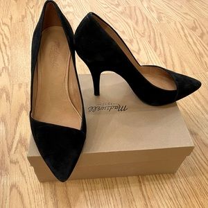 Madewell The New Pointy Heel - Suede